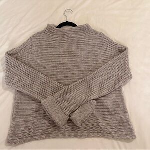 a.n.a Women's Chunky Turtleneck Sweater in Light Taupe
